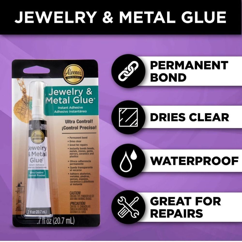 NWT Aleene's 21709 Jewelry & Metal Instant Adhesive Transparent Glue - Picture 3 of 8